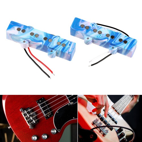 Wax Potted to Eliminate Feedback 4 String Bass Guitar Pickup Replacement Part 1