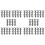 160pc 35mm Solar Panel Water Drainage Clips,PV Modules Clips for Water Drain Photovoltaic Panel Water Drain Clips 1