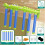Pack of 1 Excellent ABS Coordination Builder Toy Promoting Motor Skill Growth YKLD 2