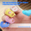 Elastic Silicones Guitar Finger Protectors For Left Hand String Pressing Aid Yellow 5