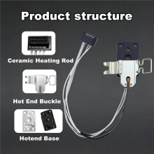 Kit de Chauffage pour Composant Chauffant A1 /A1 Hot End avec Cartouche Chauffante et Sonde de Température à Thermistance