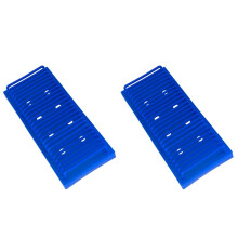 2X Rack de Drenagem Tipo Retângulo Eletroforese Gel Placa de Vidro Suporte de Secagem Equipamento de LaboratóRio de EducaçãO Escolar