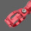Multipurpose Handlebar Mount Holder for Bicycles Accommodating Light and Phone 16CM pink 5
