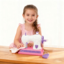 Kids Electric Sewing Machine Toy Pretend Play Activity Sewing Educaitonal Toy Purple