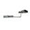 Drum Rack Mount Clamp Cowbell Extension Adjustable Stable Percussion Instruments Black 6