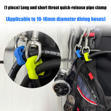 360 Degree Not Winding Diving Clip for Hose Management Quick Action Release Yeguanglan
