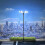 LED Illuminated HO Scale High Mast Light Model for Authentic Railway No1 light warm white 8