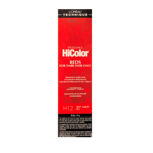 L'Oréal Excellence HiColor Deep Auburn Red H12 1