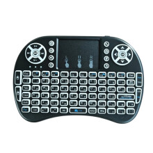Verlichte Draadloze Toetsenbord Russische Taal Luchtmuis met Touchpad N RGB PC TV Box