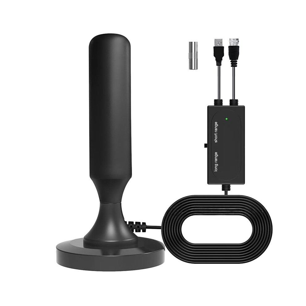 4K Tv Antenna With Amplifier 800+ Miles Range Dtmb Dvb-T Isdb-T Etc. Indoor/Outdoor Car With Magnetic Base 6031684294427