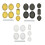 Creative Hollow Frame 7PCS Decorative Accessories For 1/12 Doll House Scene Props White 2