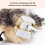 Simulation Flapping Bird Cats Teasing Toy Remote Control Plush Animal Teaser Toy owl 6