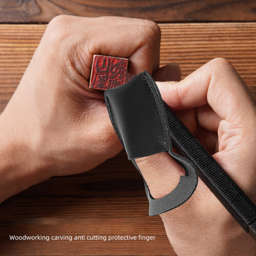 MultiPurpose Leather Finger Guard For Detailed Crafting Easy cleaning Surfaces 1