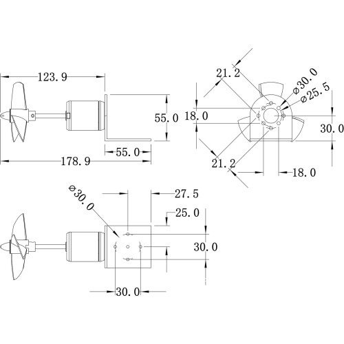 Advanced Outlet Technology Nonbrush Motor Providing 6kg Push in Various Utilizes Black 2