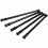 5 Pack Cupboard Bars Tensions Rod Spring Curtain Rod for DIY Projects, Extendable Width, 11.81 to 20 Inches (Black) 1
