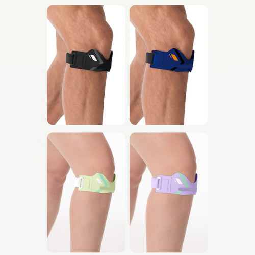 Breathable Knee Support Strap with Adjustable Fit Hiking Knee Stabilizers Blue 1