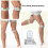 Breathable Knee Support Strap with Adjustable Fit Hiking Knee Stabilizers Blue 4