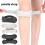 Adjustable Knee Strap Enhances Stability Reduces Pressure During Black single patella 8