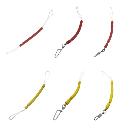 High Strength Rotating Snap Fishing Shock Absorbers Flexible Red Triangular pin slow 2