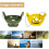 Baits Feeder Tool Fixed Point Pellet Feeder Throwing Holder Easy to Operate Green 3