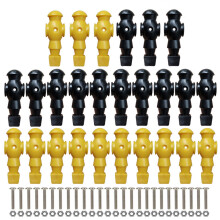 26Pcs Table Football Men Soccer Games Player Figure 107mm Blue and white Without screws