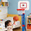 Plastic Backboard Stand Adjustable Heights Basketball Frames Backboard Stand 4