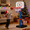 Plastic Backboard Stand Adjustable Heights Basketball Frames Backboard Stand 5