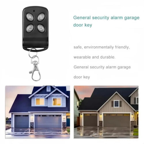 433Mhz Duplicator Wireless Cloning Remote Control 4CH Electric Copy Controller RF Wireless Transmitter for Garage Door,B 2