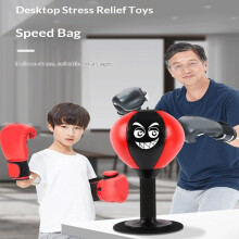 Transportable Computer Pugilism Sphere With Absorption Cup Simple For Ease Black