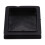 100mm x 100mm Plastic Ribbed Square End Caps Cover Tube Inserts 10 Pcs 4