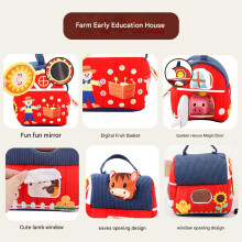 Interactive Barn Plush Toy Farm Animal Enhancing Object Permanence 959 Fun Early Educat