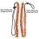 Anti-Falling Rope Tool Leashes Retractable Bungee Cord with Fixed Hose Clamps 38cm 9