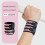 Stylish Design Wrist Wrap Support Protections Athletic Activity Hand Wristband Black 4