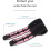Stylish Design Wrist Wrap Support Protections Athletic Activity Hand Wristband Black 7