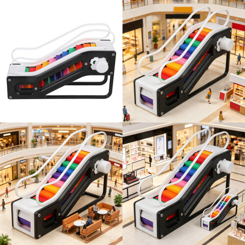 Interactive STEM Elevator Model Toy with Realistic Motion Manual Speed Control 1