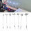 Easy Assembly High Mast Light Model HO Scale for Quick Mount LED No7 light warm white 3