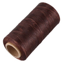 3 Pcs 260M 150D 1MM Leather Sewing Waxed Wax Thread Hand Needle Cord  DIY New Color:Light Brown