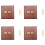 4X American Industrial Style Light  Socket, Solid Wood Brass Toggle  Plate, Antique Home Stay (2) 2