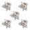 100 Pcs Keychain Key Ring Hang Tooth Shape Cute Dental Gift 1