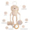 Plush Bells Rattles Crib Strollers Mounted Animal Pattern Handbells Hanging pattern  4 5
