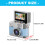 Mini Action Camera Thumb Size Design High Definitions Quality Sensoring for Clear Blue 2
