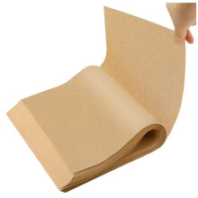 100Pcs Parchment Paper Baking Sheets Non-Stick Precut Baking Parchment Baking Paper Not Curl Burn Wax Paper 20x15cm