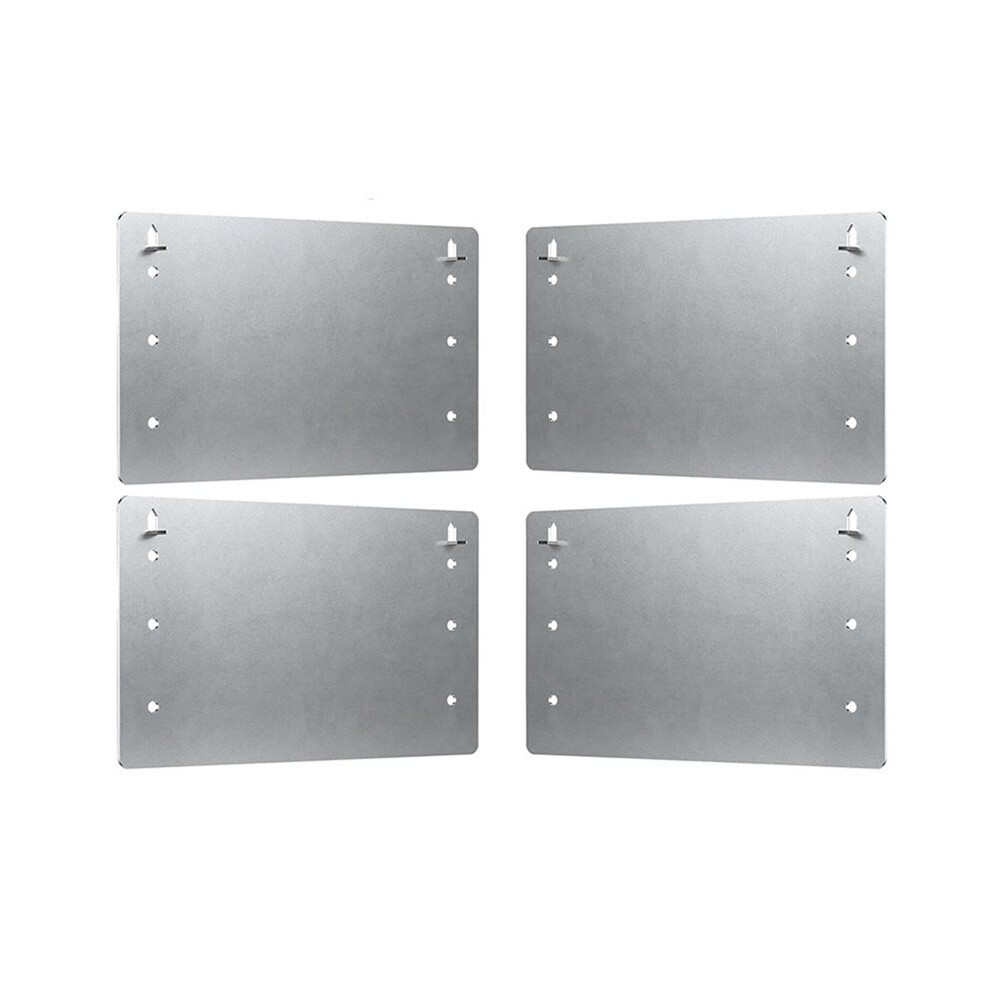 4Pcs 5" X 8" Nail Stopper Plate Self Nailing Stud Protector & Plate For Top And Bottom Plate & Drywall Protection 4712830909380