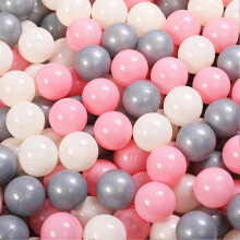 (Green White) 100pcs Ball Pit Balls Thickened Odor-free High Elastic Safe Bite-resistant Entertainment Pe Material Macaron Color Pit Balls Kids Gift