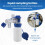 Milk Sampling Bottle, 200Ml Sampling Bottle Sampler Cow Milk Liquid Sampling Bottle Milk Container Corrosion-Resistant, Easy to Remove Milking Machine 3