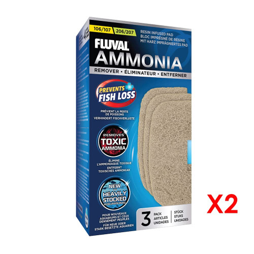 Fluval Fluval 106/7 and 206/7 Filter Ammonia Remover Pad 1