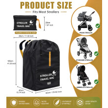 chwigo Extra Large Stroller Travel Bag for Airplane – Universal Pushch