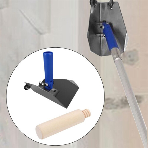 Drywall Corner Trowel Stainless Steel Internal Corner Tool with Comfortable Grip Handle 2