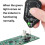 DT-001 Inductance Tester Detector - Portable PCB Inductance Meter with Button Battery Power 4