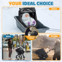 Orzbow Winter Baby Car Seat Cover Universal Car Seat Rain Cover for Ba